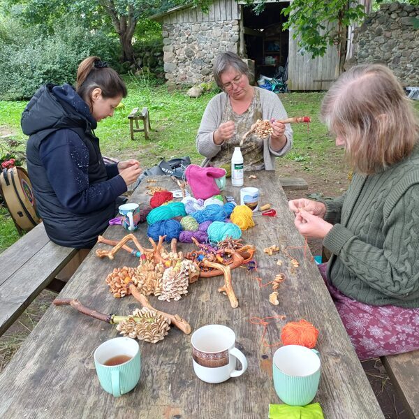 Riekstu čaumalu čabeklīšu gatavošana Egles Gundegas vadībā