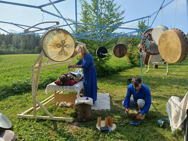 Agnese un Atis Ķimeņi piedāvā dažādas bungu enerģētiskās prakses