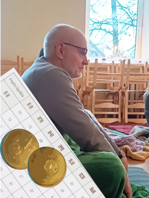 Imants Kopmanis un Ķīniešu Pārmiaņu grāmatai mestās monētas.