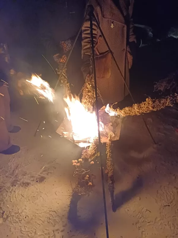 Te aiziet gaisā caur uguni mūsu sveicieni Ziemelim!